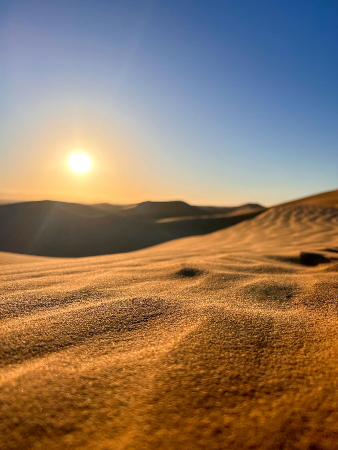 Sunrise over Erg Lihoudi