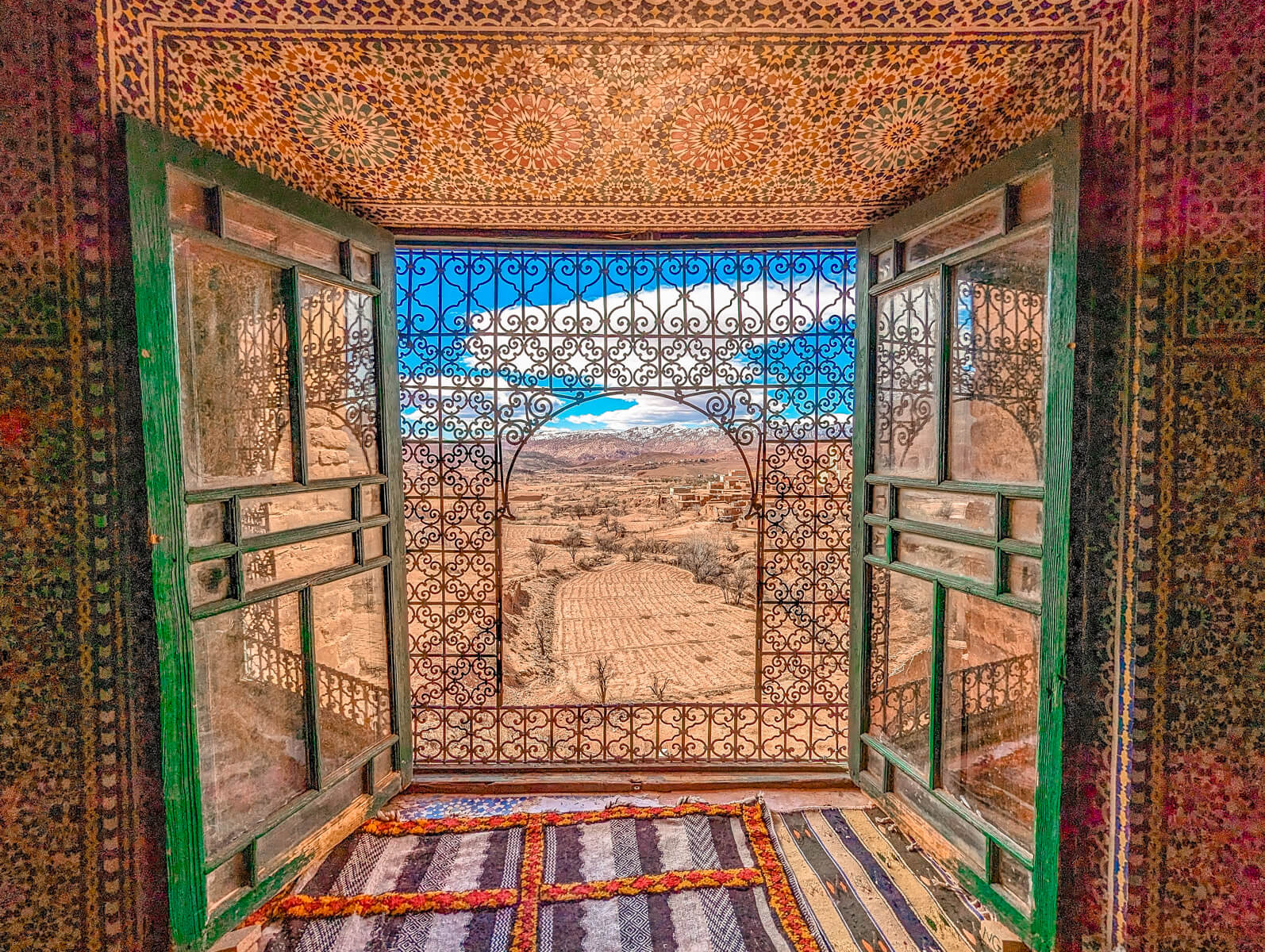 Window View in Kasbah Telouet