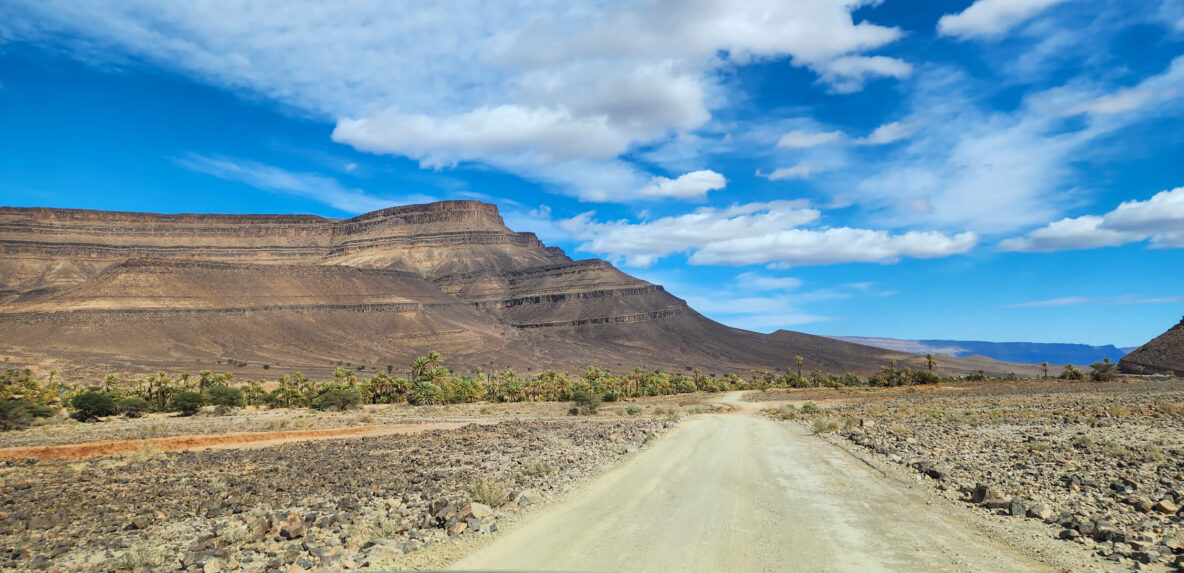 Dirt Road through Draa valley