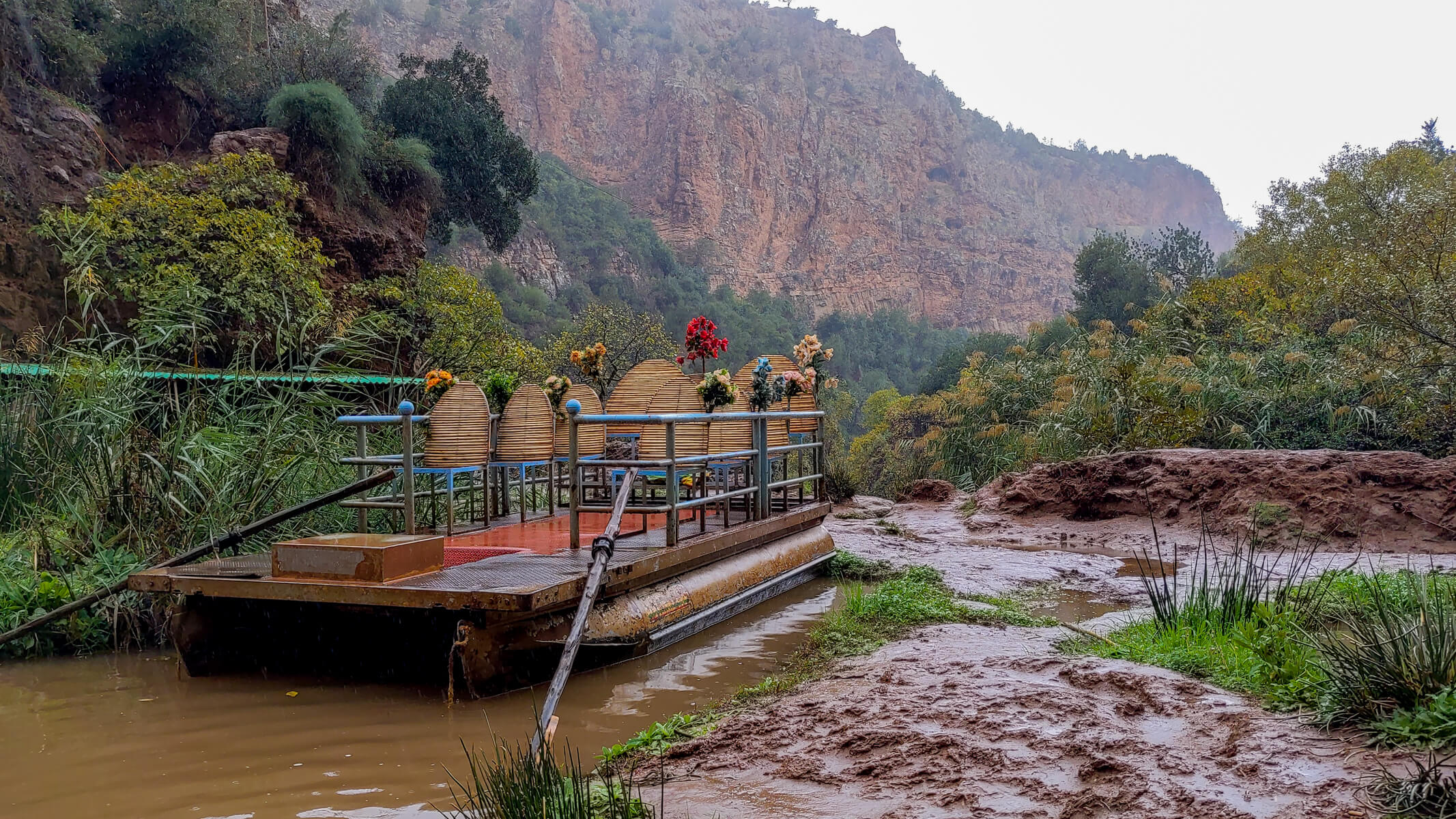 Featured image for “Boat at Ouzoud Waterfalls”