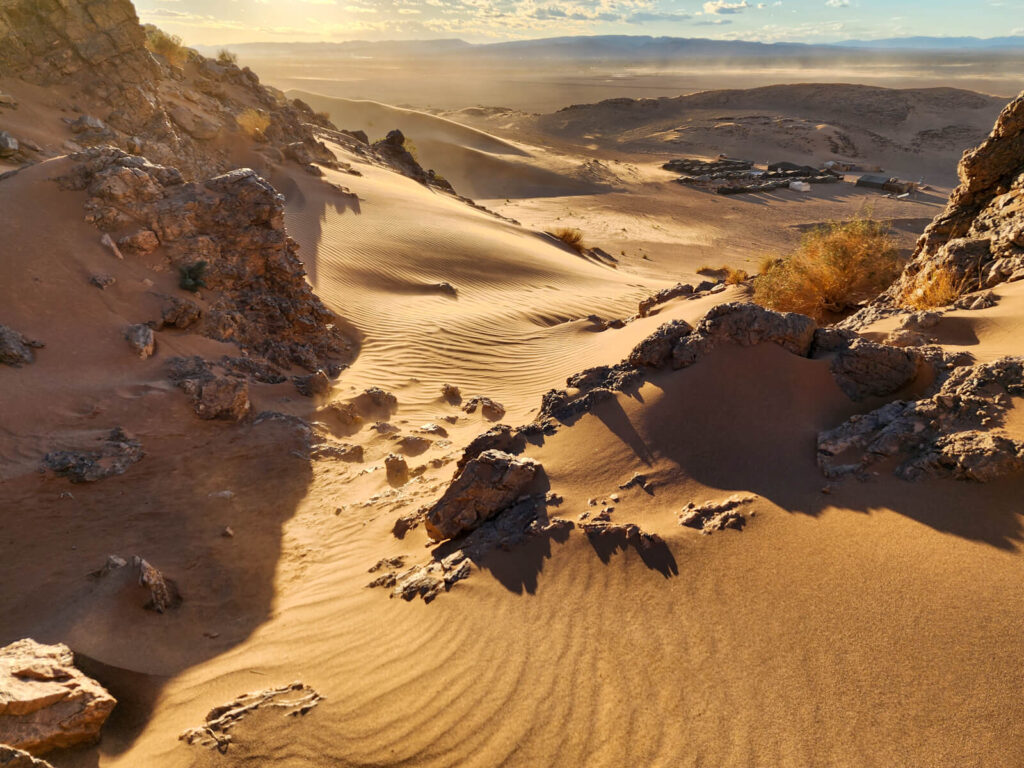 View of Desert Camp in Zagora