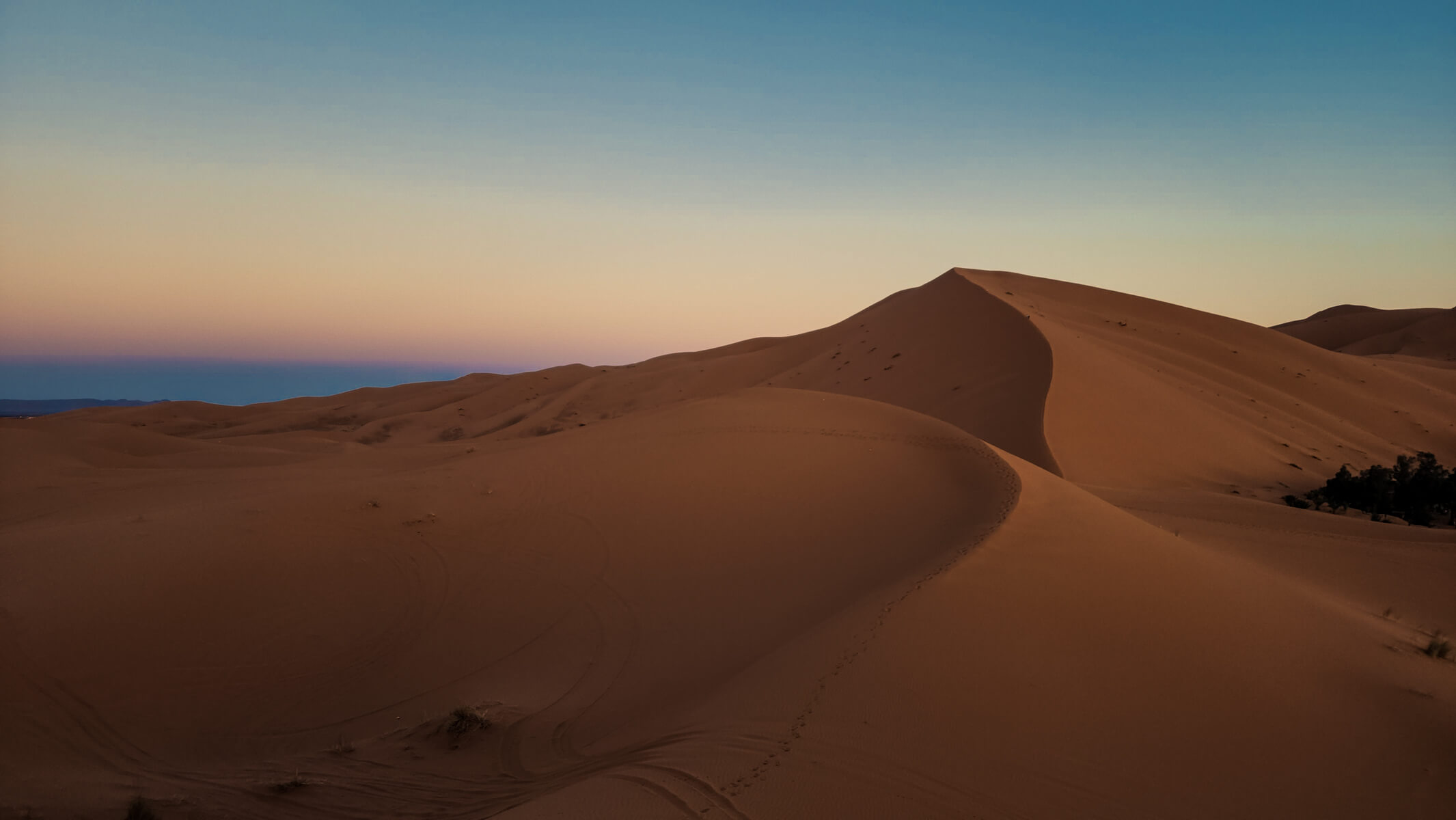 Erg Chebbi Dunes in Merzouga at Sunrise