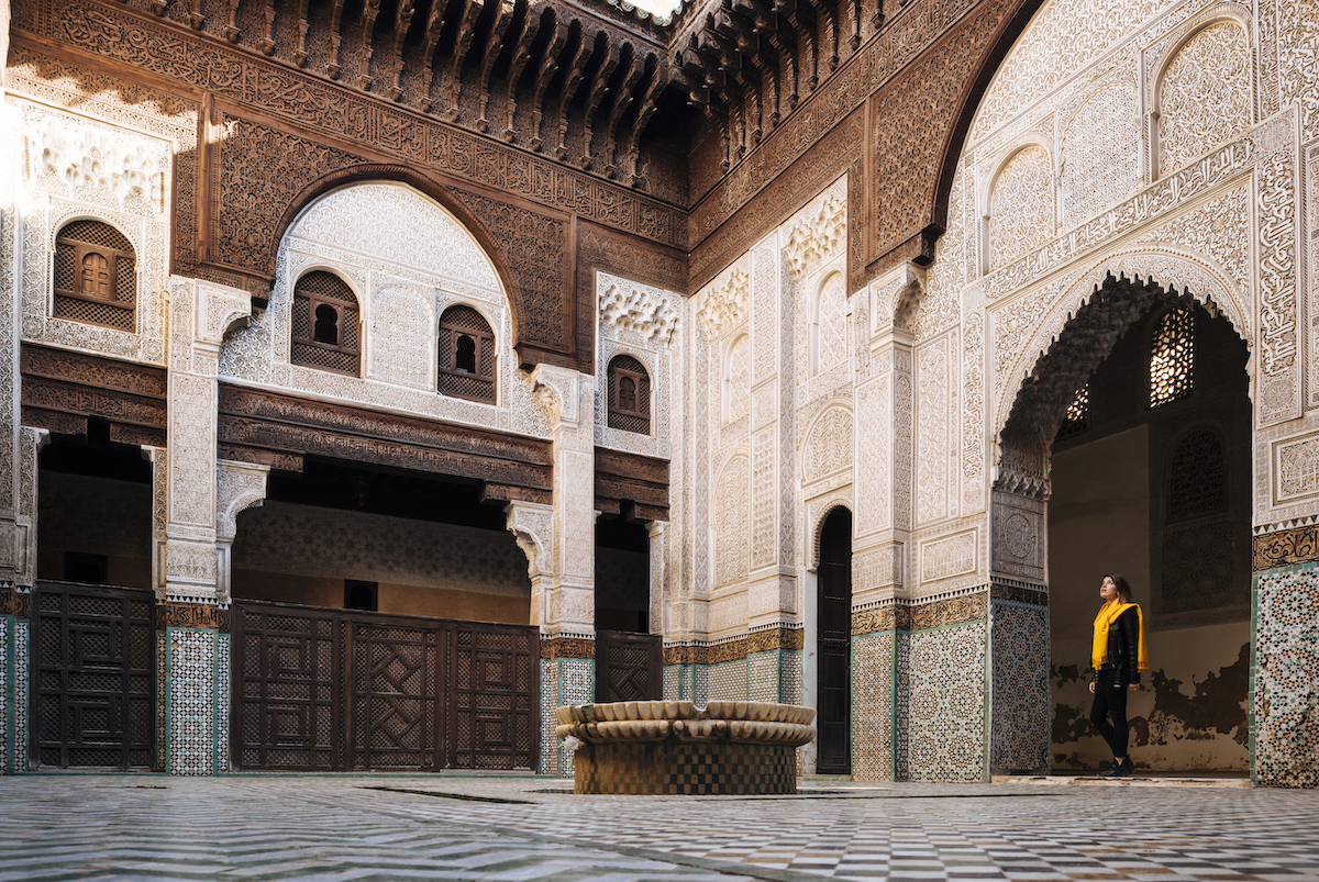 Featured image for “Inside Madrasa Bou Inania in Meknes”