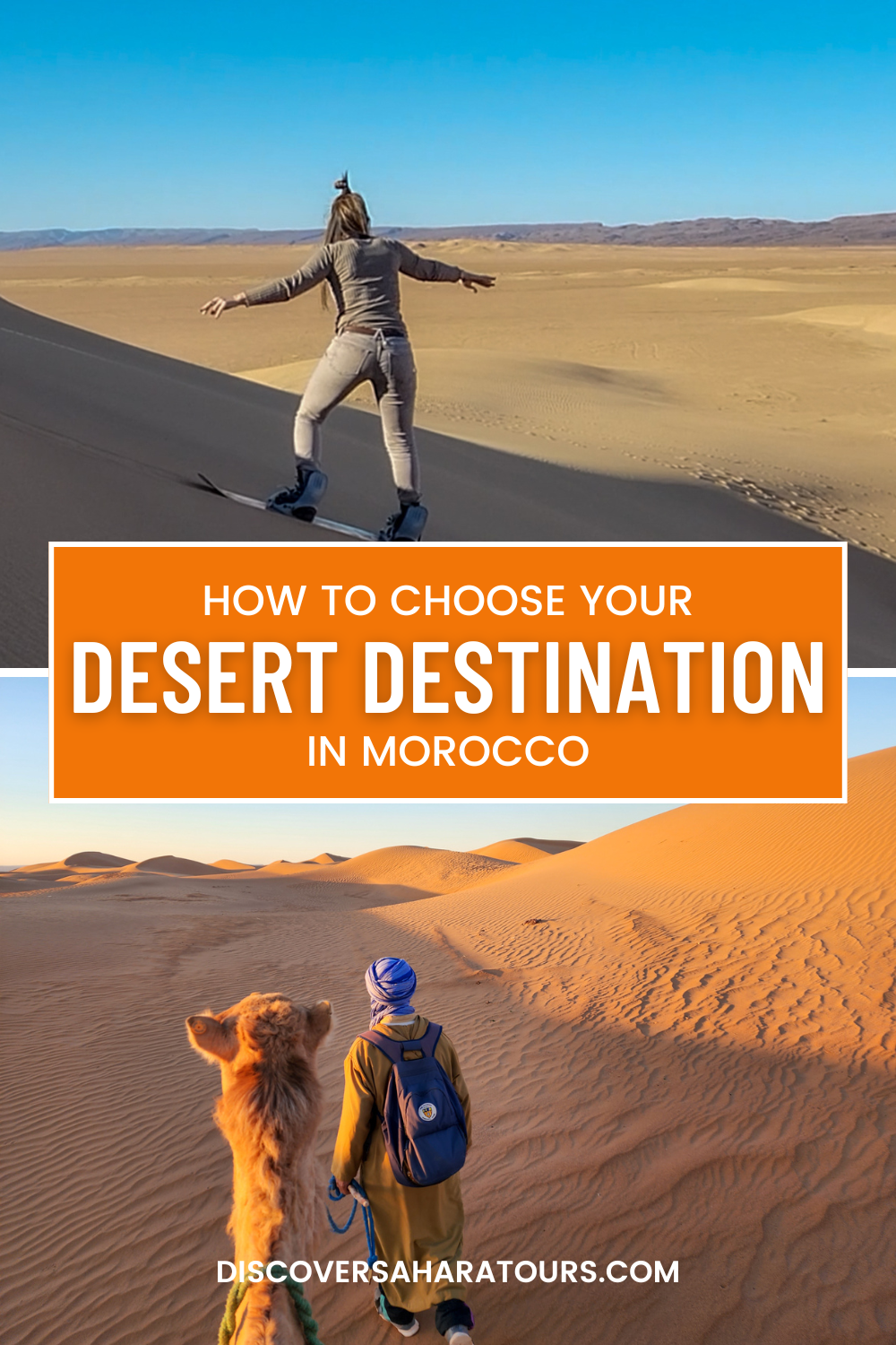 Choosing Your Sahara Destination in Morocco Pinterest Pin