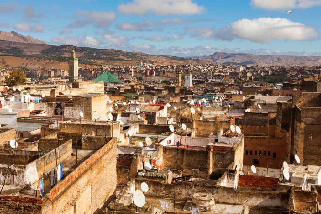 The Rooftops of the Medina in Fes