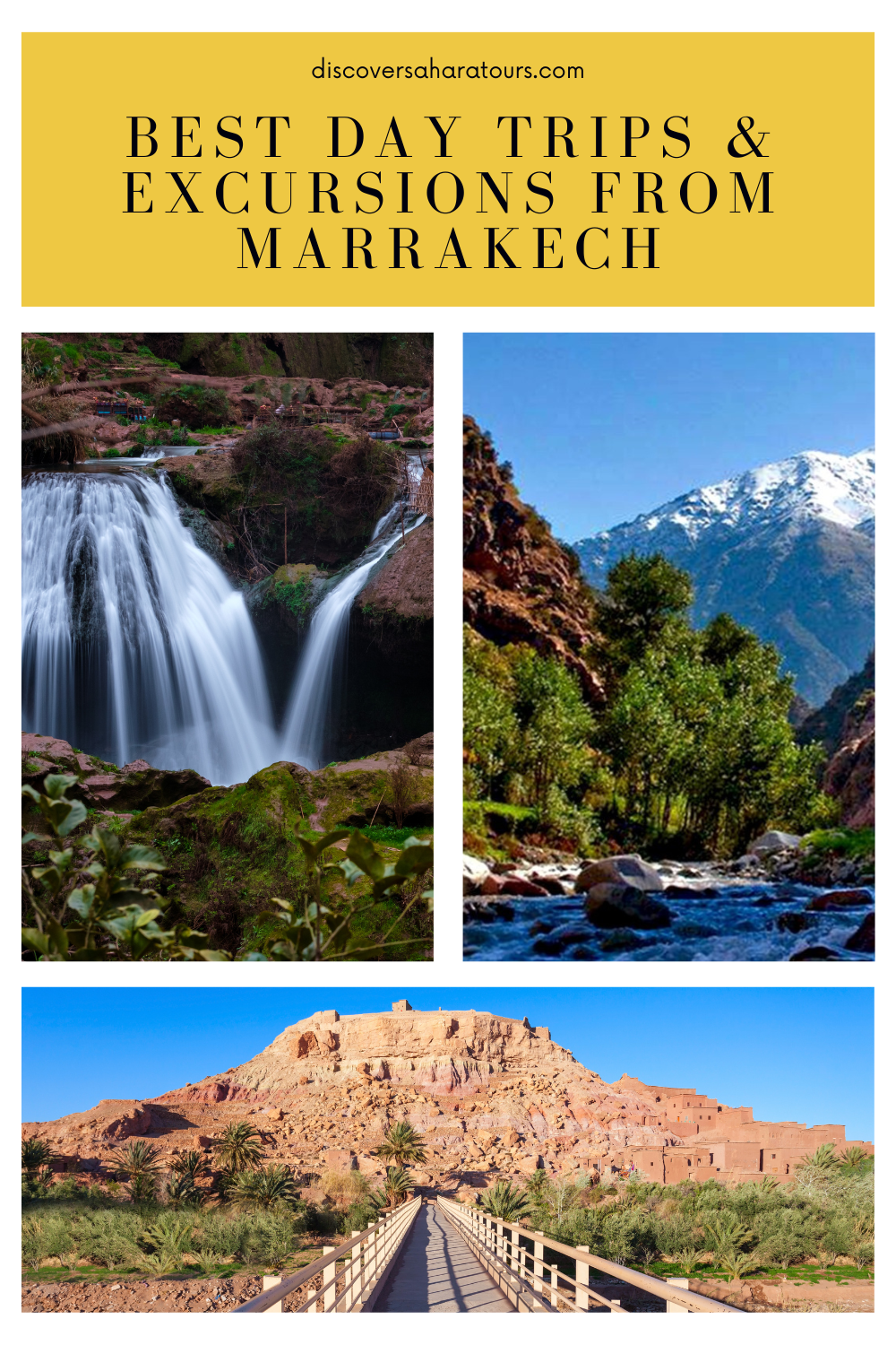 Pin it! Best Day Trips & Excursions from Marrakech, Morocco