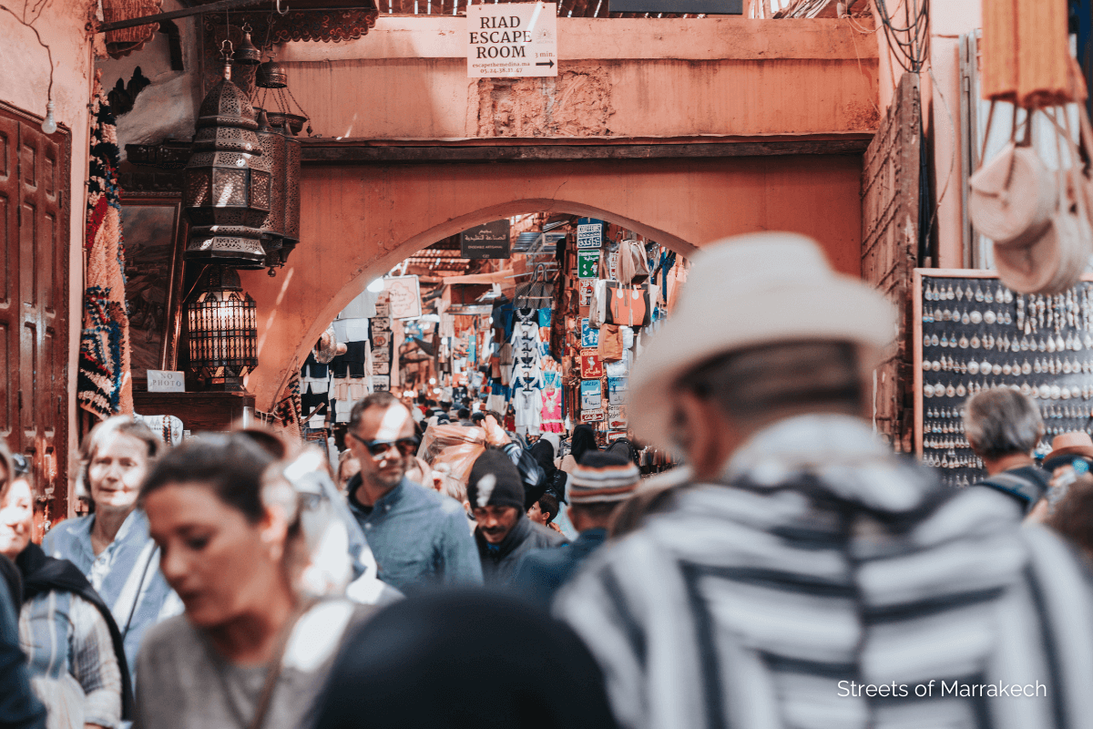 Streets of Marrakech, Morocco