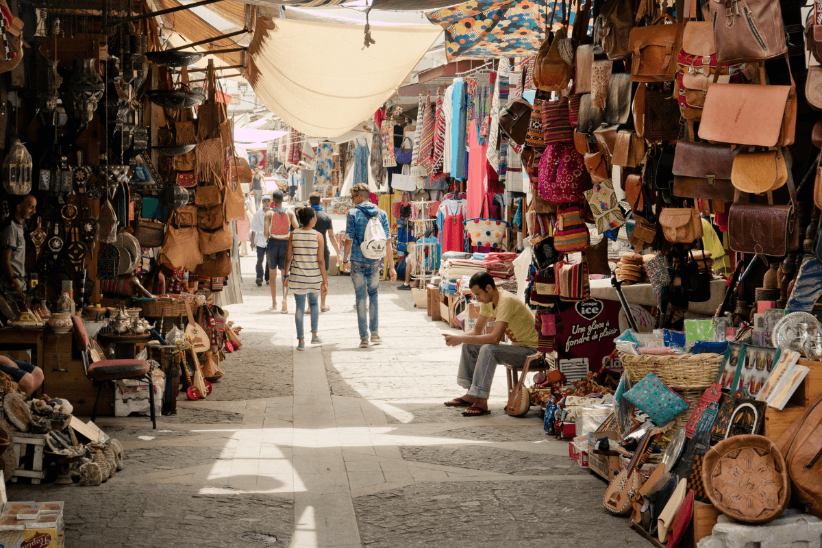 Shopping in the Souk in Marrakech, Morocco