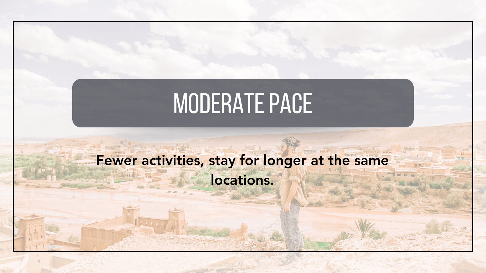 Moderate Pace